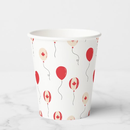Kanadischer Tag Pappbecher (Vorderseite)
