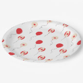 Kanadischer Tag Pappteller (Schrägansicht)