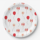 Kanadischer Tag Pappteller (Vorderseite)