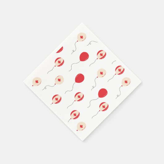 Kanadischer Tag Serviette (Ecke)