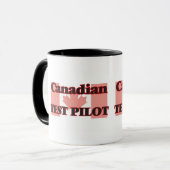 Kanadischer Test-Pilot Tasse (Vorderseite Links)