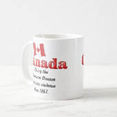 Kanadischer Traum Tasse (Vorderseite Links)