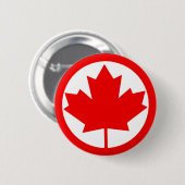 Kanadisches Ahornblatt Button (Vorne & Hinten)