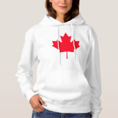 Kanadisches Ahornblatt Hoodie (Vorderseite)