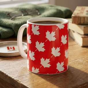 Kanadisches Ahornblatt. KANADA. Patriotisch.  Kaffeetasse