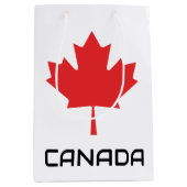 Kanadisches Ahornblatt Mittlere Geschenktüte (Vorderseite)