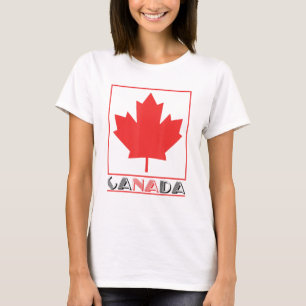 Kanadisches Ahornblätterland Kanada T-Shirt