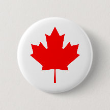 Kanadisches Ahornleaf-Button, Made in Canada Butto