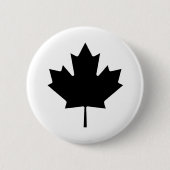 Kanadisches Ahornleaf-Symbol Button (Vorderseite)