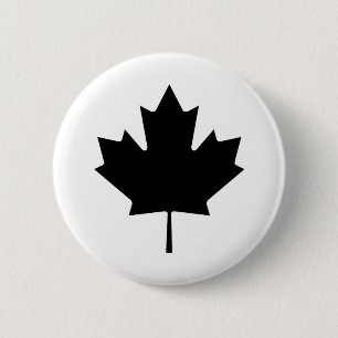 Kanadisches Ahornleaf-Symbol Button