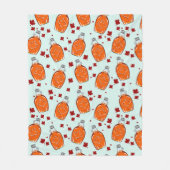 Kanadisches Ahornsirup-Muster Fleecedecke (Vorderseite)