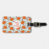 Kanadisches Ahornsirup-Muster Gepäckanhänger (Vorderseite horizontal)