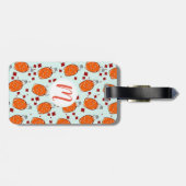 Kanadisches Ahornsirup-Muster Gepäckanhänger (Rückseite horizontal)