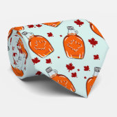 Kanadisches Ahornsirup-Muster Krawatte (Gerollt)