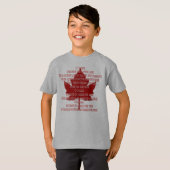 Kanadisches Anthem Jersey Souvenir Canada Shirt (Vorne ganz)