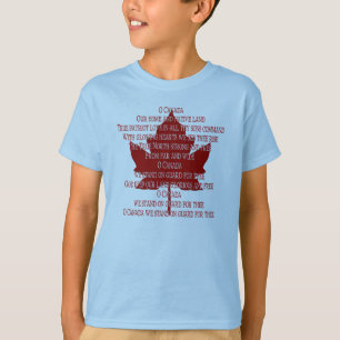 Kanadisches Anthem Jersey Souvenir Canada Shirt