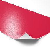 kanadisches Biber-Cartoon-Reiseplakat Fotodruck (Ecke)