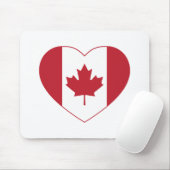 Kanadisches Flag-Herz-Maus-Pad Mousepad (Mit Mouse)