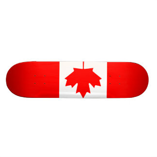 Kanadisches Flaggen-Skateboard Skateboard