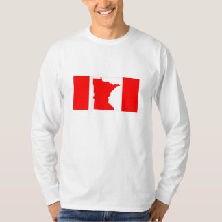 Kanadisches Flaggen-T-Shirt Minnesotas T-Shirt