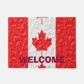 kanadisches Flaggendesign Fußmatte (Vorderseite)