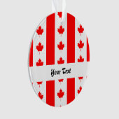 Kanadisches Flaggenmuster Ornament (Vorderseite)