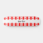 Kanadisches Flaggenmuster Skateboard (Horizontal)