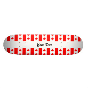 Kanadisches Flaggenmuster Skateboard