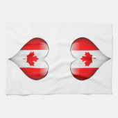 kanadisches Glasherz Handtuch (Horizontal)