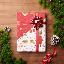 Kanadisches Golf Gegerät für Katzen-Liebhaber Geschenkpapier