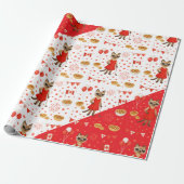 Kanadisches Golf Gegerät für Katzen-Liebhaber Geschenkpapier (Ungerollt)