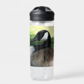 Kanadisches Goose Wildlife Foto Trinkflasche (Vorderseite)