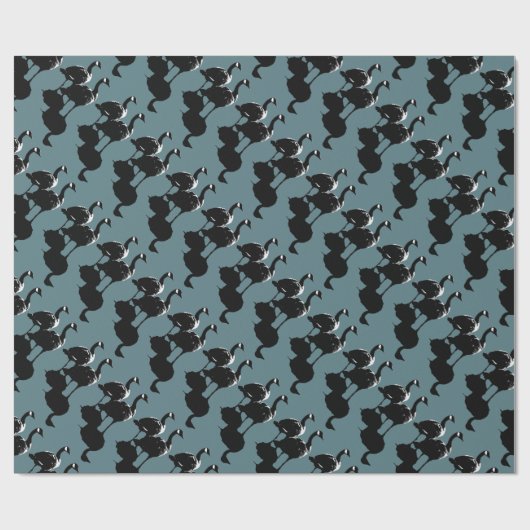 Kanadisches Goose Wrapping kanadisches Gänsegesche Geschenkpapier (Flach)
