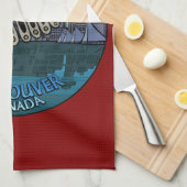 Kanadisches Handtuch Native Totem Pole Vancouver H (Viertel Falte)