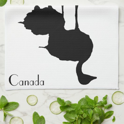 Kanadisches Handtuch Personalisiert Kanada Gänseha (Gefaltet)