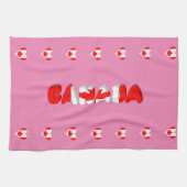 Kanadisches Herz Handtuch (Horizontal)