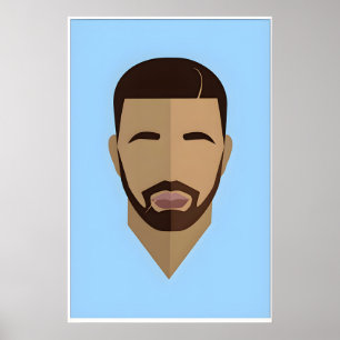 Kanadisches Hip-Hop-Insignien-Design Poster