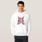 Kanadisches Hockey-Logo Hoodie (Vorne ganz)