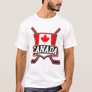 Kanadisches Hockey-Logo-T-Shirt T-Shirt
