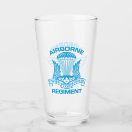 Kanadisches Im Flugzeug Regiment-Bier-Glas Glas
