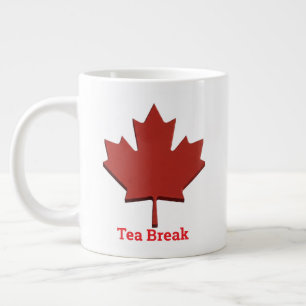 Kanadisches Kulturerbe-Tasse – Zweisprachige "Tee- Jumbo-Tasse