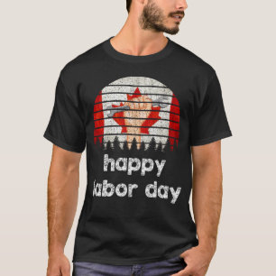 Kanadisches Labor Day Grunge T-Shirt