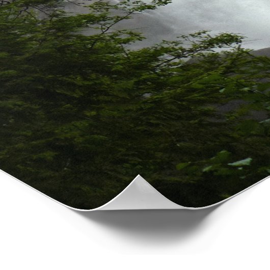 Kanadisches Landschaftsposter Wasserfall Poster (Ecke)