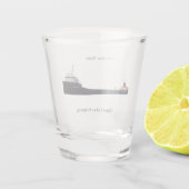 Kanadisches Miner-Schussglas Schnapsglas (Rückseite)