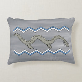 Kanadisches Monster und Zigzags Dekokissen