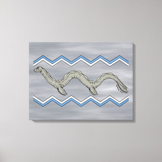 Kanadisches Monster und Zigzags Leinwanddruck (Vorderseite)