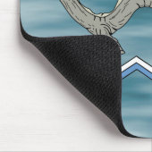 Kanadisches Monster und Zigzags Mousepad (Ecke)