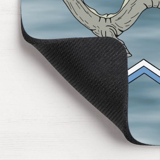 Kanadisches Monster und Zigzags Mousepad (Ecke)