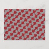 kanadisches Muster Postkarte (Vorderseite)