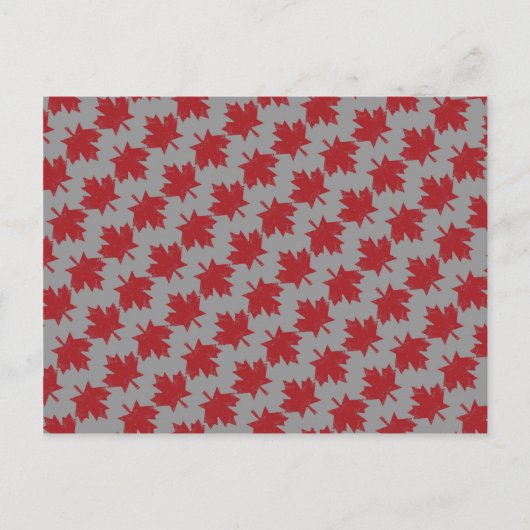 kanadisches Muster Postkarte (Vorderseite)